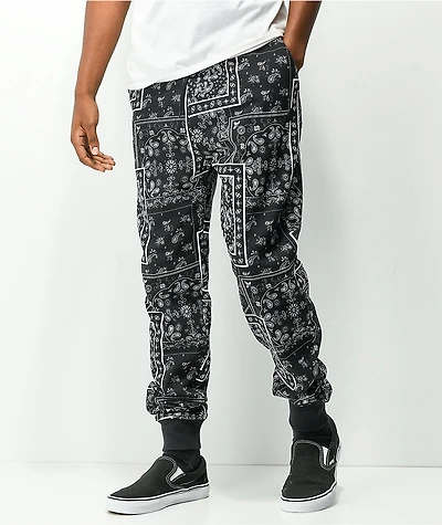 Ninth Hall Bandana Black Jogger Sweatpants