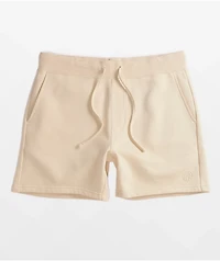 Ninth Hall Basic Tan Wash Sweat Shorts