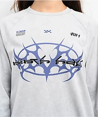 Ninth Hall Bennie Grey Wash Long Sleeve T-Shirt
