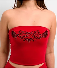 Ninth Hall Bianca Jester Red Tube Top