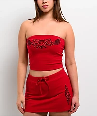 Ninth Hall Bianca Jester Red Tube Top