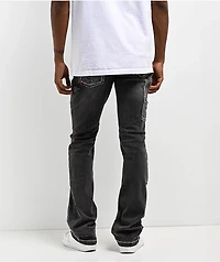 Ninth Hall Black Denim Stacked Flare Jeans