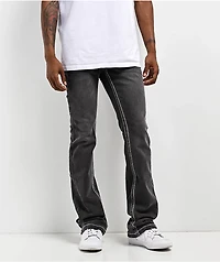 Ninth Hall Black Denim Stacked Flare Jeans