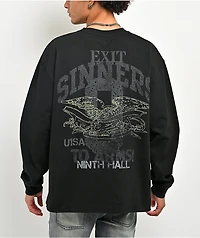 Ninth Hall Bootcamp Blues Black Long Sleeve T-Shirt
