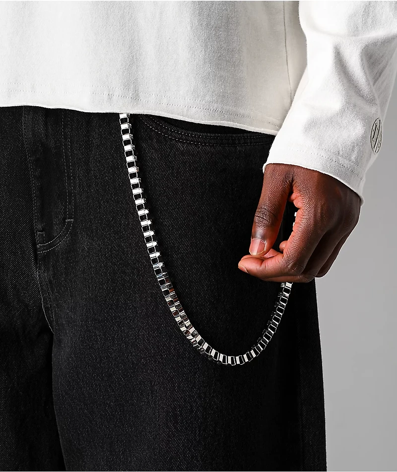 Ninth Hall Box Silver Pocket Chain