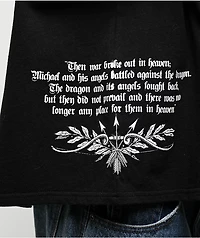 Ninth Hall Ciara Angel Black Boxy T-Shirt