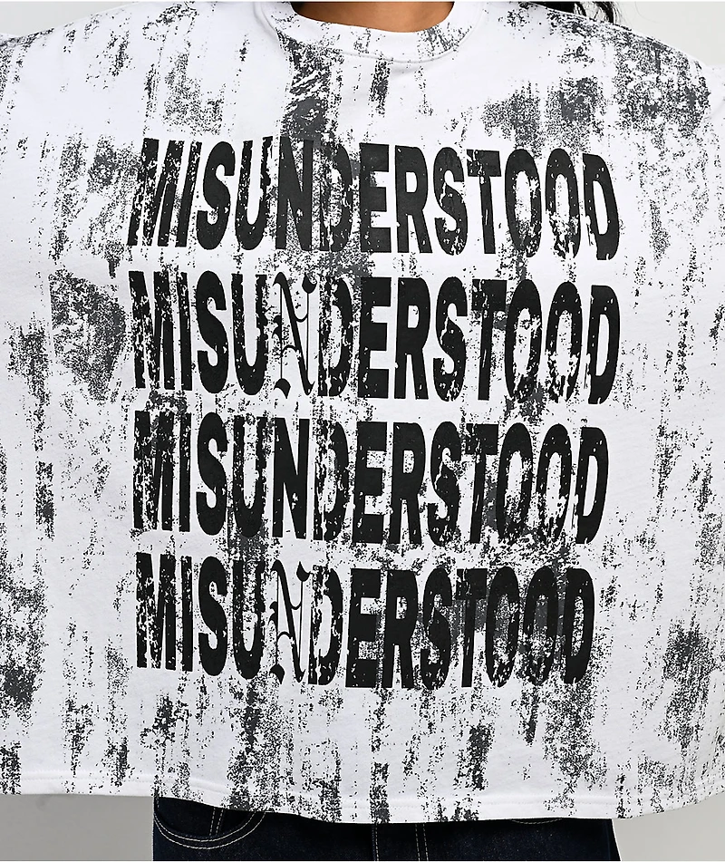 Ninth Hall Ciara Misunderstood Washed White T-Shirt