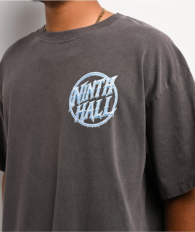Ninth Hall Cold Circle Grey Wash T-Shirt