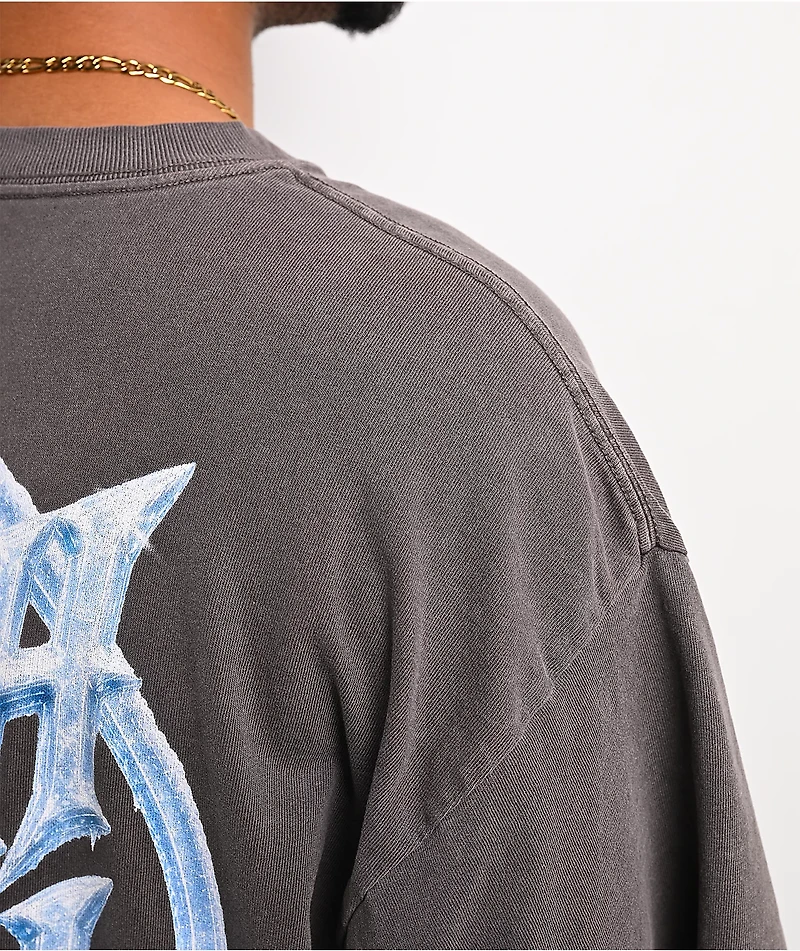 Ninth Hall Cold Circle Grey Wash T-Shirt