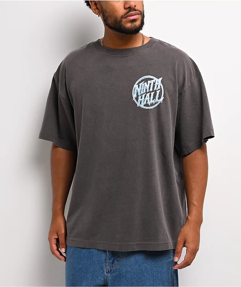 Ninth Hall Cold Circle Grey Wash T-Shirt