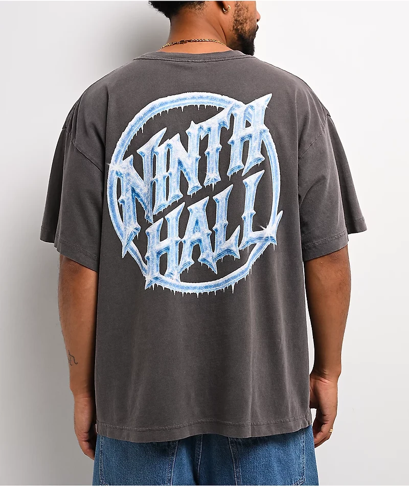 Ninth Hall Cold Circle Grey Wash T-Shirt