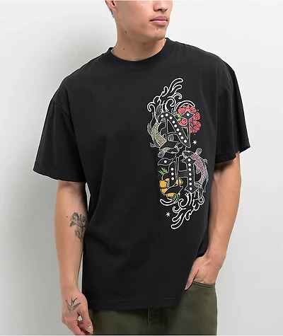 Ninth Hall Crazy Town Black T-Shirt