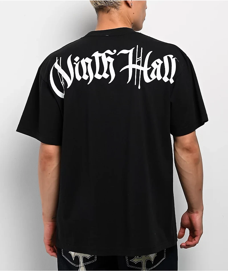Ninth Hall Cross My Heart Black T-Shirt