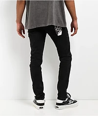 Ninth Hall Crosses Black Wash Skinny Jeans