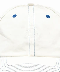 Ninth Hall Cypress Distressed White Strapback Hat