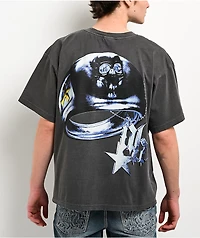 Ninth Hall Dark Nights Grey Wash T-Shirt