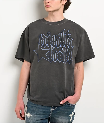 Ninth Hall Dark Nights Grey Wash T-Shirt