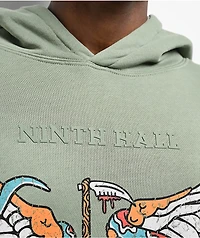 Ninth Hall Death Before Dishonor Green Hoodie