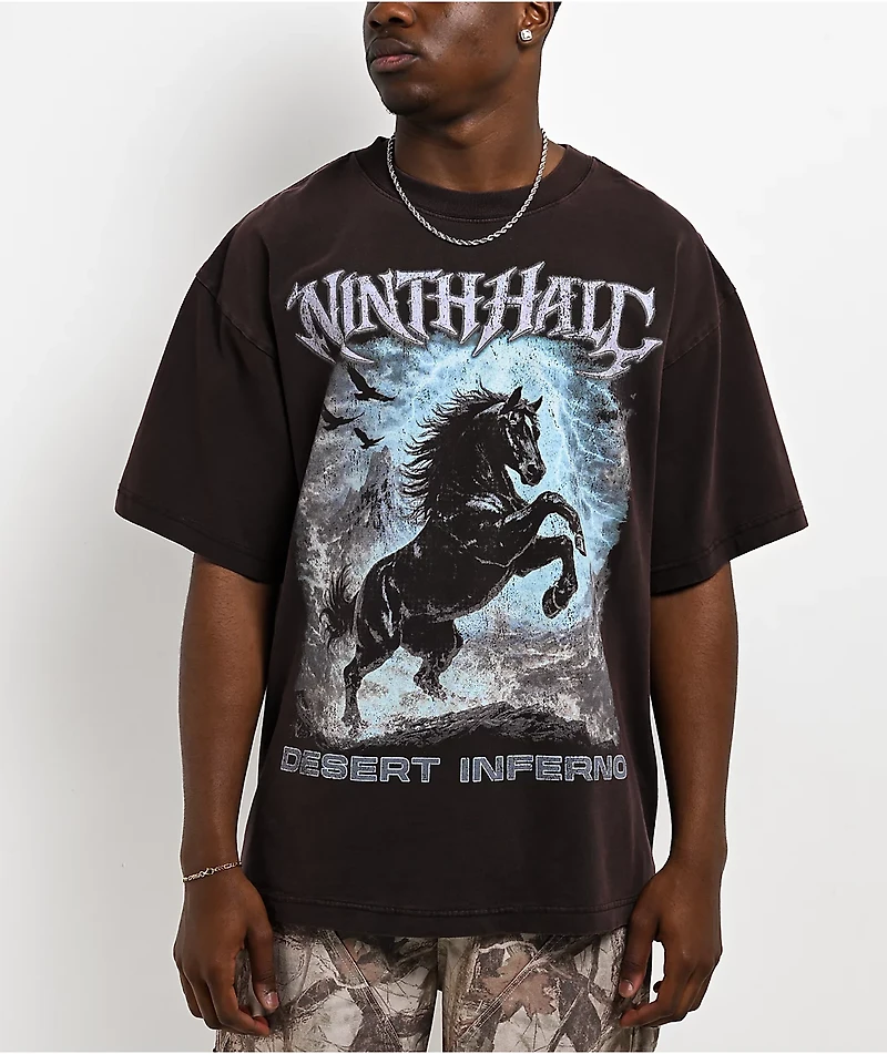 Ninth Hall Desert Inferno Brown T-Shirt