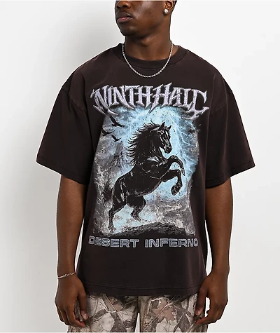 Ninth Hall Desert Inferno Brown T-Shirt