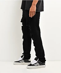Ninth Hall Destroy Black Wash Skinny Jeans