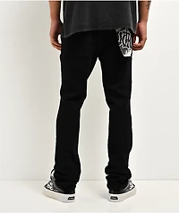 Ninth Hall Destroy Black Wash Skinny Jeans