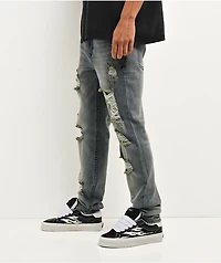 Ninth Hall Destroy Blue Wash Skinny Jeans