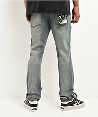 Ninth Hall Destroy Blue Wash Skinny Jeans