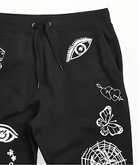 Ninth Hall Detention Black Jogger Sweatpants