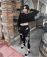 Ninth Hall Detention Black Jogger Sweatpants
