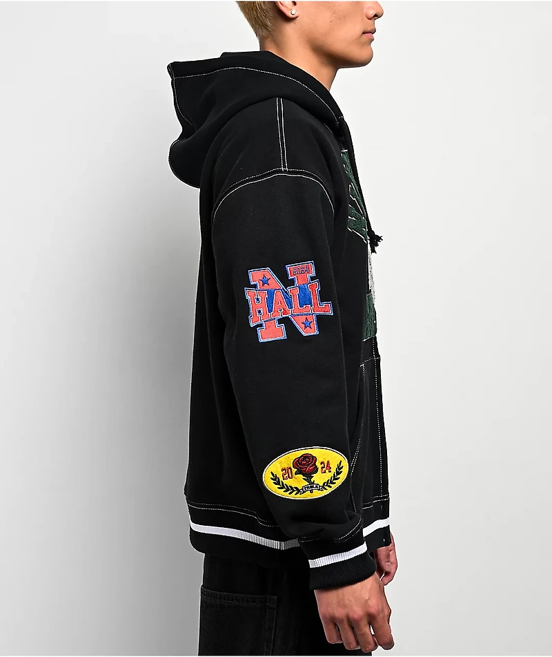 Ninth Hall Detention Black Zip Hoodie