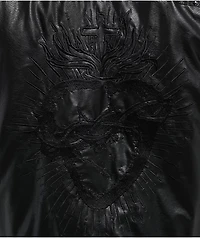 Ninth Hall Dismantle Studded Black Bomber Jacket