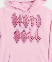 Ninth Hall Dog Tag Pink Hoodie