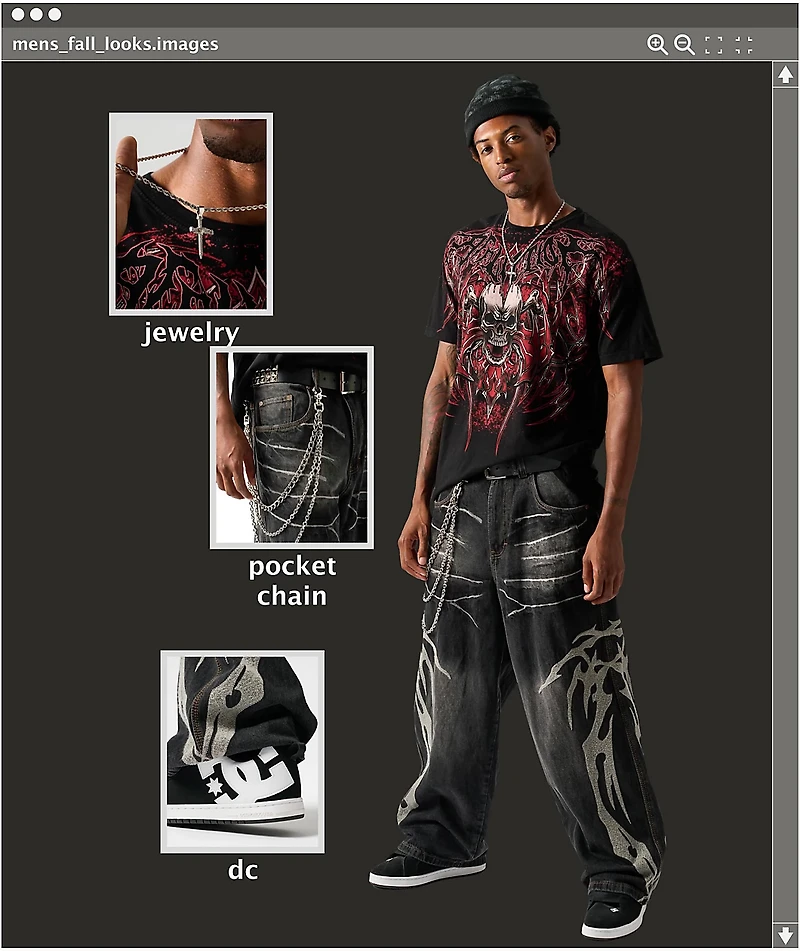 Ninth Hall Double Cable Silver Pocket Chain