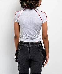 Ninth Hall Emerson White Crop Jersey