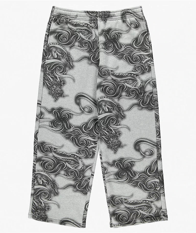 Ninth Hall Etched Grey Baggy Sweatpants