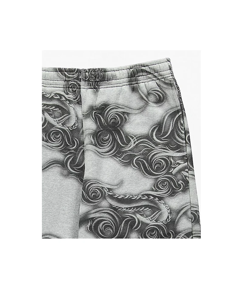 Ninth Hall Etched Grey Baggy Sweatpants