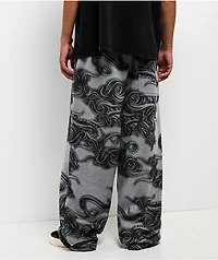 Ninth Hall Etched Grey Baggy Sweatpants