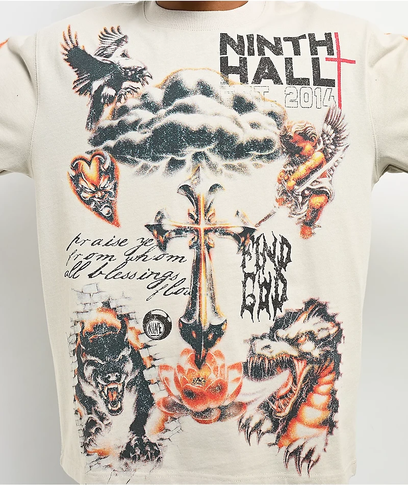 Ninth Hall Everythings Fine White T-Shirt