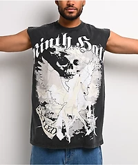 Ninth Hall Exiled Black Wash Tank Top
