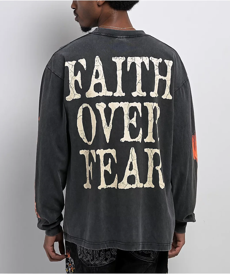 Ninth Hall Exiled Vintage Black Long Sleeve T-Shirt