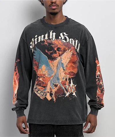 Ninth Hall Exiled Vintage Black Long Sleeve T-Shirt