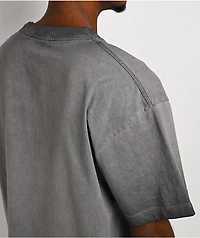 Ninth Hall Fallacy Charcoal Grey Wash T-Shirt