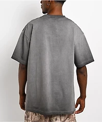 Ninth Hall Fallacy Charcoal Grey Wash T-Shirt