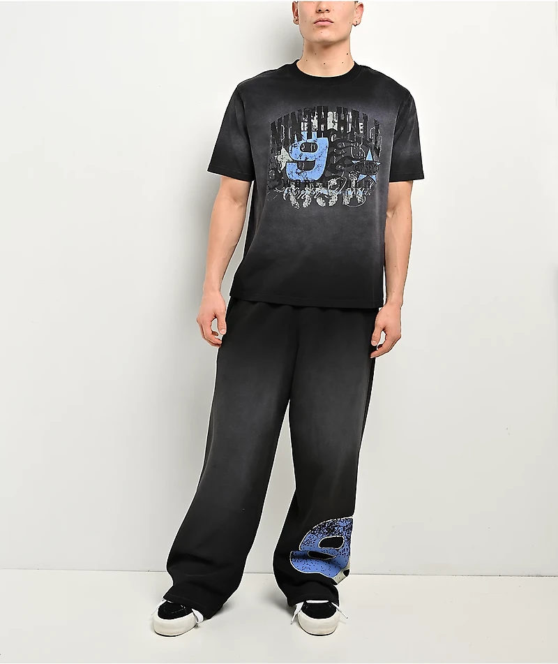 Ninth Hall False Start Charcoal Wash Boxy T-Shirt