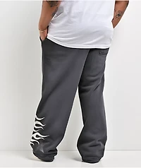 Ninth Hall False Start Grey Wash Baggy Sweatpants