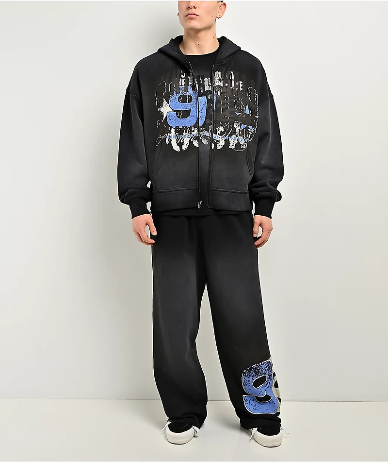 Ninth Hall False Start Grey Zip Hoodie