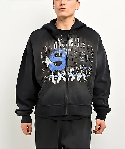 Ninth Hall False Start Grey Zip Hoodie