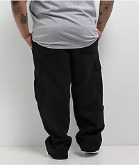 Ninth Hall Fast Lane Black Baggy Cargo Sweatpants