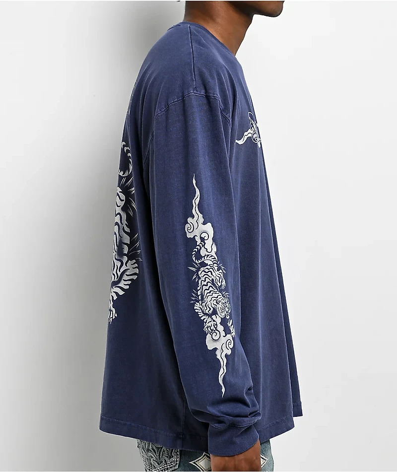 Ninth Hall Fated Rivalry Blue Long Sleeve T-Shirt